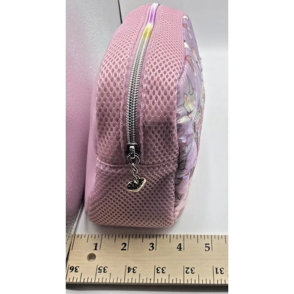 Miss Gwen’s OMG Accessories Clutch Pouch Bag JUNK Unicorn Glitter Cotton Candy